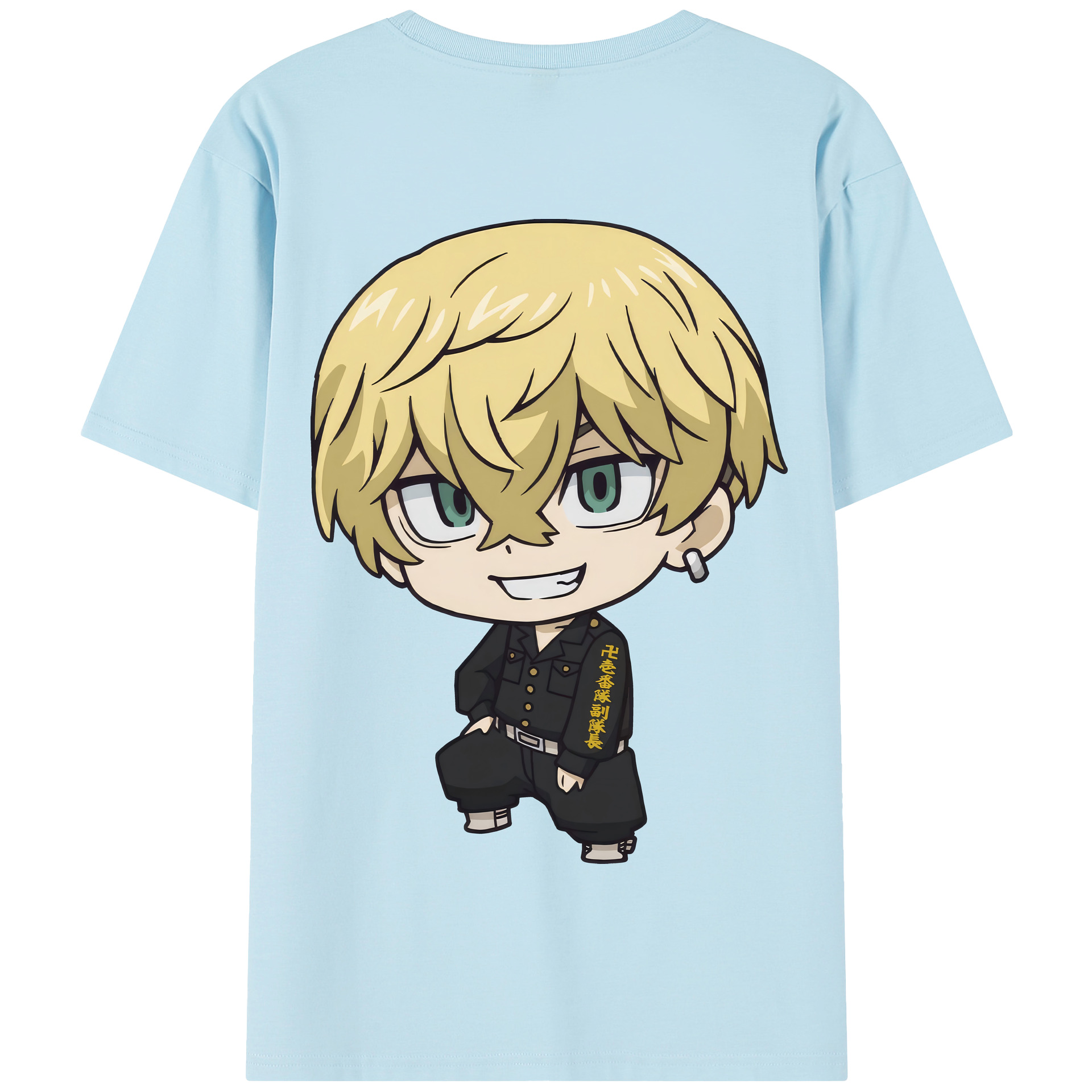 （画像用） 東京リベンジャーズ Tokyo Revengers 綿100％半袖Tシャツ（背面プリント）